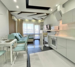 1-комнатные апартаменты студия Сочи, ул. Несебрская 14 в Deluxe apartments