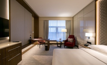 Двухместный номер с видом на парк двуспальная кровать в Hyatt Regency Moscow Petrovsky Park