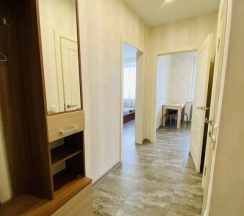 Апартаменты c 1 комнатой с балконом и с видом на город в Apartments on str. Kuybisheva, bld. 59