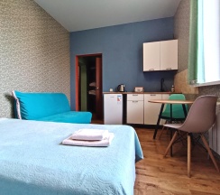 Апартаменты студия c 2 односпальными кроватями #12 в Home