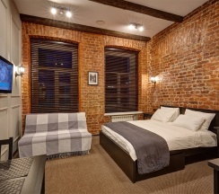 Семейная студия с мини-кухней в Jazzclub