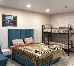 Четырёхместная студия с балконом в Атлант