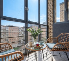 1-комнатные апартаменты, 42 м², 9 этаж в Четыре угла на Максима Горького 149