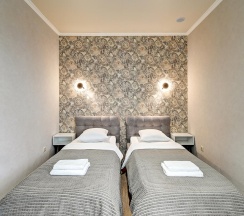 Комната стандарт с 2 односпальными кроватями в Белая Лилия