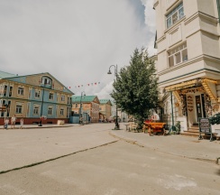 Двухместные апартаменты с видом на город (двуспальная кровать) в Апартаменты Milli House