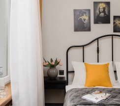 Orange - 2х местные апартаменты-студия у Ботанического сада (2 этаж) в Smart Lofts Moscow