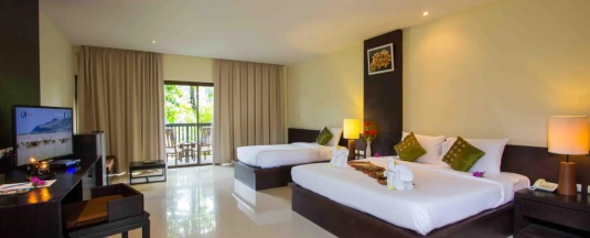 Семейный номер Deluxe с балконом в Palm Galleria Resort