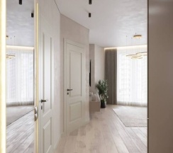 Люкс с 2 комнатами с балконом и с красивым видом из окна в Апартаменты Stylish в элитном ЖК Комфорт Парк