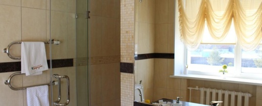 Номер стандарт с 1 двуспальной кроватью (с завтраком) в Берёзка