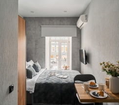 Silk - 2х местная компакт-студия на Бауманской (2 этаж) в Smart Lofts Moscow