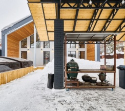 Шестиместный коттедж с балконом и с видом на город в Барнхаус