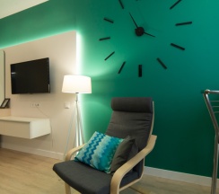 студия стандарт с видом на город  и ванной для 1-2 гостей (центр, ул. Сакко, 24, "Vivaldi"), 914 в Viva aparts