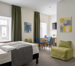 Studio с возможностью семейного проживания в Zen Time