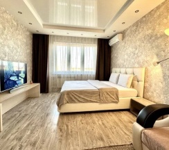 Двухместные апартаменты c 1 комнатой (двуспальная кровать) в Fresh Room на улице Маршала Устинова 3