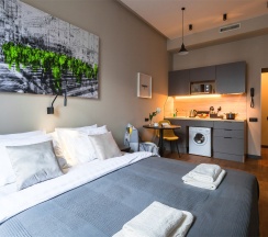 Стандартный двухместный номер с 1 кроватью в Grani aparthotel
