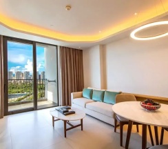 Семейный номер Standard c 1 комнатой с видом на сад в Oakwood Apartments Sanya