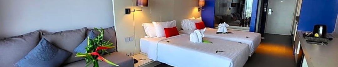 Двухместный номер Superior с видом на море 2 отдельные кровати в The Yama Hotel Phuket
