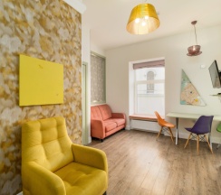 Двухкомнатные апартаменты "Янтарь" с кухней и видом на собор Петра и Павла в Orfei Hotel