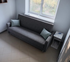 Двухместный коттедж с 3 комнатами с красивым видом из окна двуспальная кровать в Банный остров