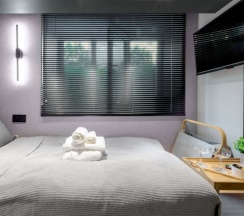 Studio Double одноместный, но возможно пребывание вдвоем, кровать 110х200 в Yapartments