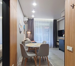 Апартамент со спальней ГОРЫ в Панорама Ачишхо