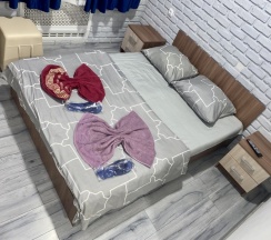 Двухместный номер с двуспальной кроватью. в Новоотель