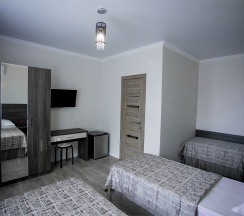 Двухместный номер с 1 двуспальной кроватью и дополнительной кроватью в Hotel La V