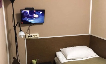 Двухместный номер Economy (общая ванная комната) (двуспальная кровать) в Inn-rooms
