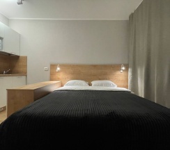 Апартаменты в ЖК "START"  (спальные места 2) (Метро Парнас, 15 минут пешком) в Rauktis apartments