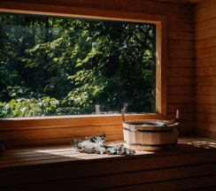 Домик с одной двуспальной кроватью в Сила ветра