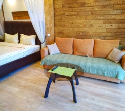 Студия Superior с красивым видом из окна в Baikal Hill Residence