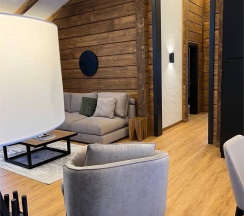 Шале с двумя спальнями в Ozon Azau chalet