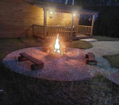 Двухместный коттедж Standard двуспальная кровать в Eco house