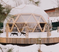 Глэмп №5 уединенный на берегу в Vyborg Bay