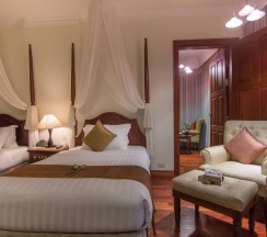 Семейный номер Deluxe с 2 комнатами с балконом в Angkor Palace Resort & Spa