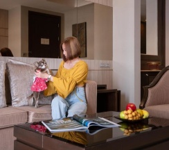 Люкс с балконом в Grand Asoke Suites Boutique Residence