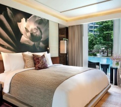 Двухместный номер Cabana двуспальная кровать в Siam Kempinski Hotel Bangkok