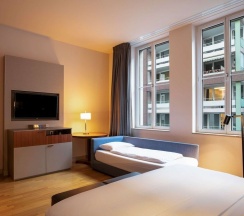 Двухместный номер Corner двуспальная кровать в Hilton Cologne