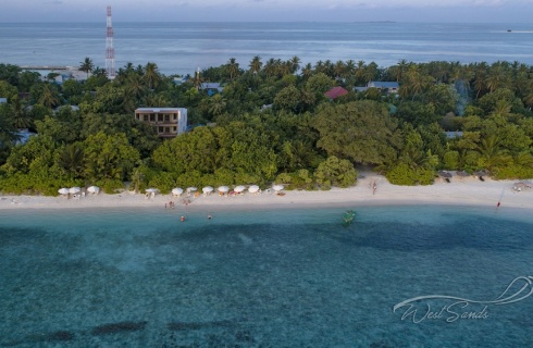 Мальдивы, Укулхас: Отель West Sands