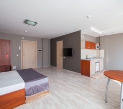 Двухместная студия Superior двуспальная кровать в Комплекс апартаментов Комфорт