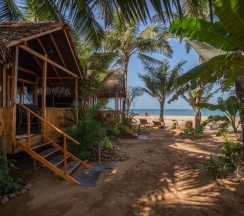 Бунгало с видом на море в Goa Cottages Agonda
