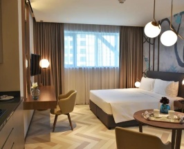 Двухместная студия Deluxe (двуспальная кровать) в Millennium Place Barsha Heights