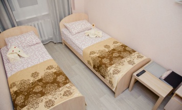Бюджетный двухместный номер с 2 отдельными кроватями и общей ванной комнатой в ЗОО