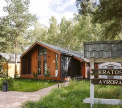 Дом с камином и сауной (до 8 гостей) КРАТОС в Berloga Country Resort
