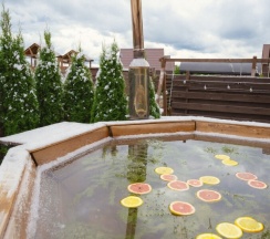 Дом "Семейный ХХL" (оснащение дома, стоимость банного чана и бани см. Подробнее) в Pavlove Village