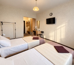 Номер стандарт с 2 односпальными кроватями в Long House