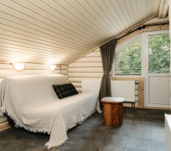 Luxe** Room двухкомнатный с видом на горы и реку (к1R3) в Шале Леший