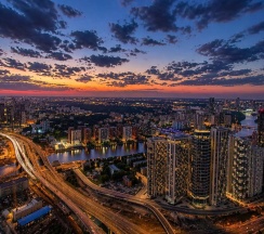 Люкс Superior в Апартаменты Студии с панорамным видом в Москва-Сити