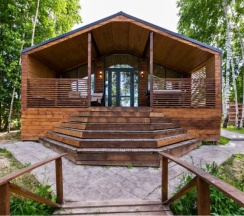Barnhouse 1 | Банный чан на территории в Берёзовая роща