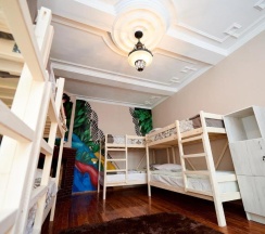 Кровать в общем номере в Wanderlust Hostel